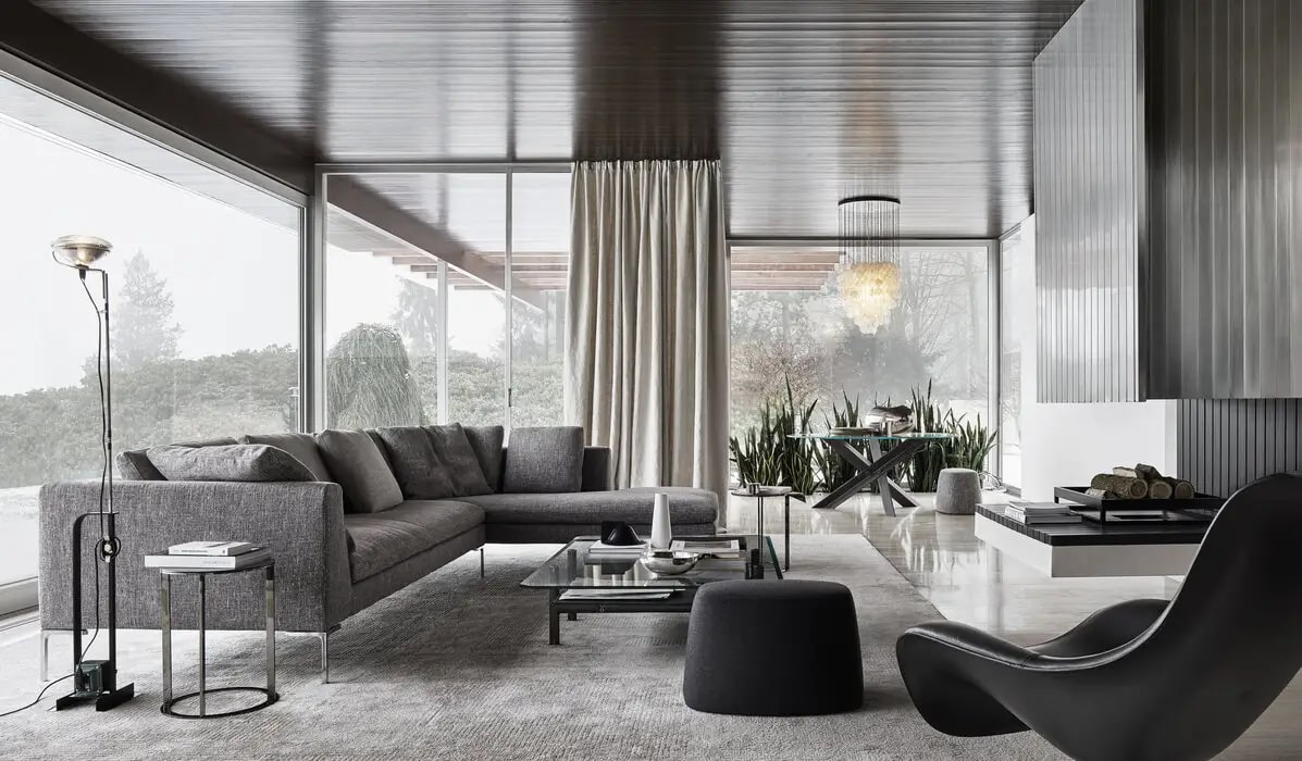 B&B Italia Диван Charles от B&B Italia — в интерьере