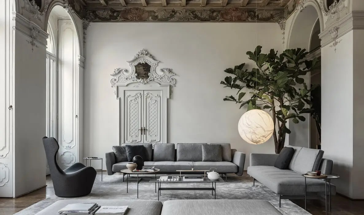 B&B Italia Кресло Grande Papilio от B&B Italia — в интерьере