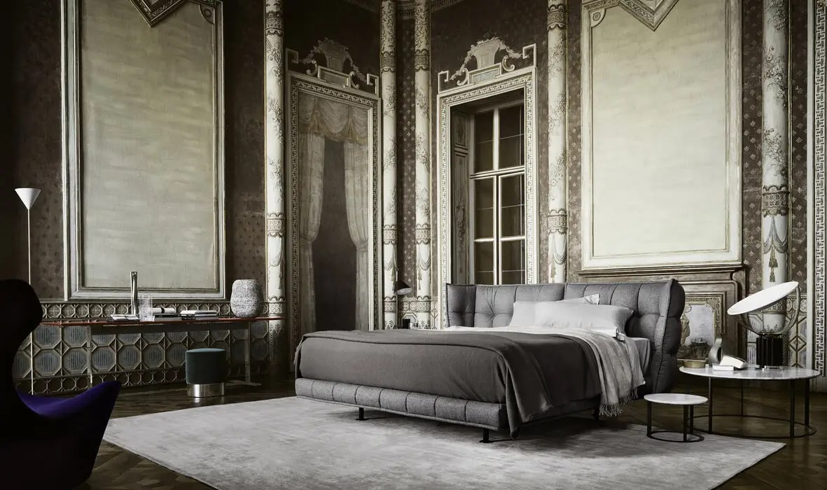 B&B Italia Кровать Husk от B&B Italia — в интерьере