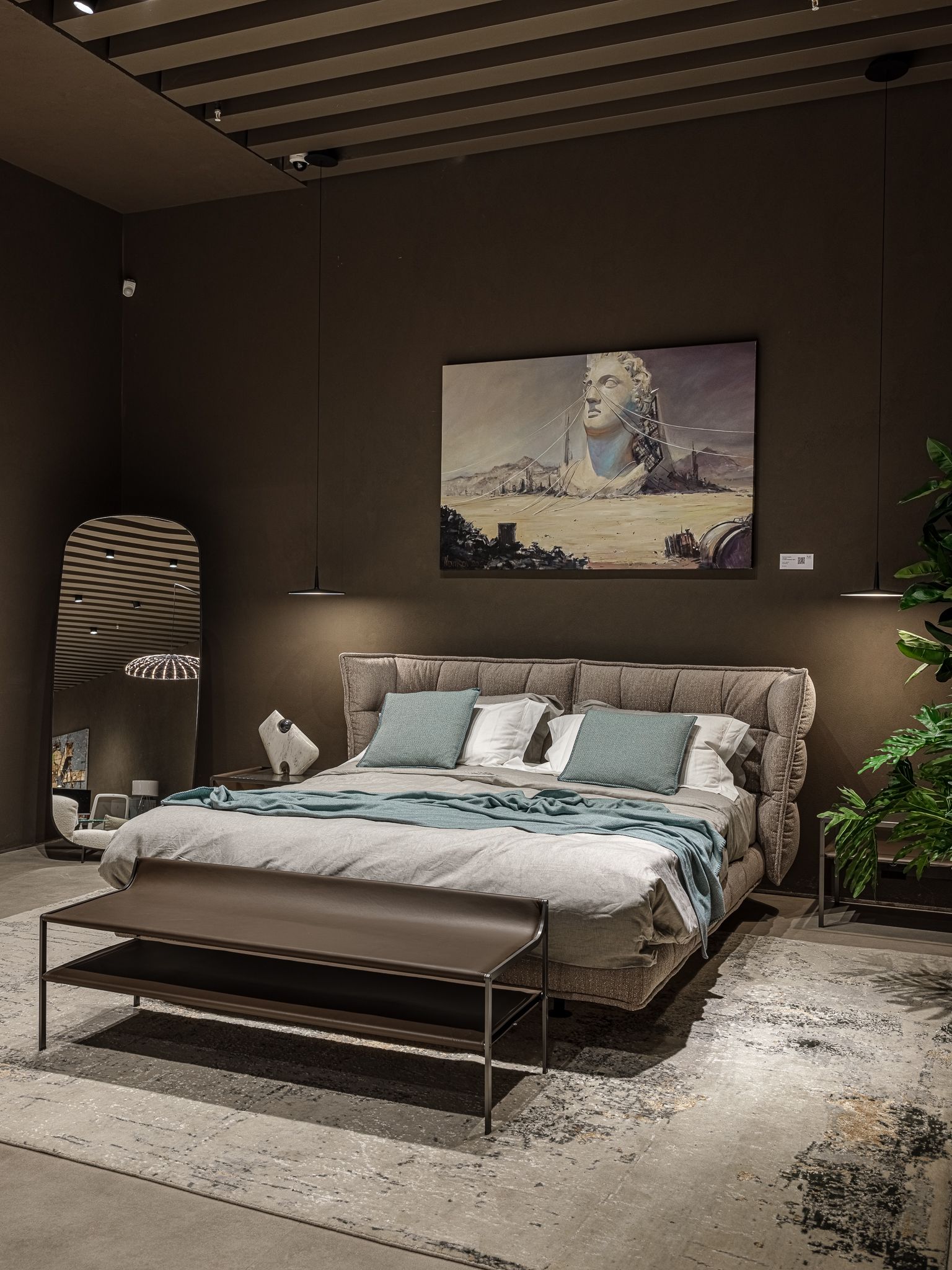 B&B Italia Кровать Husk от B&B Italia — в интерьере
