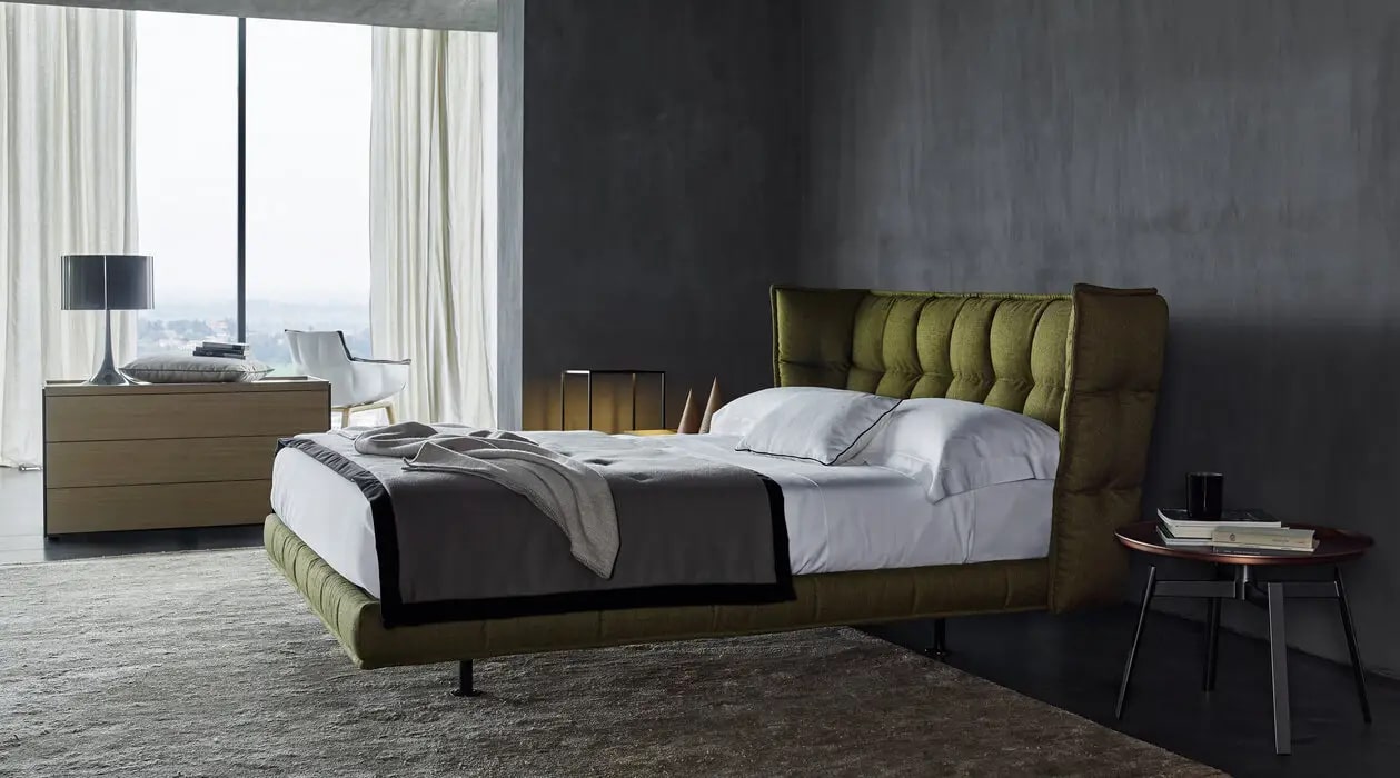 B&B Italia Кровать Husk от B&B Italia — в интерьере