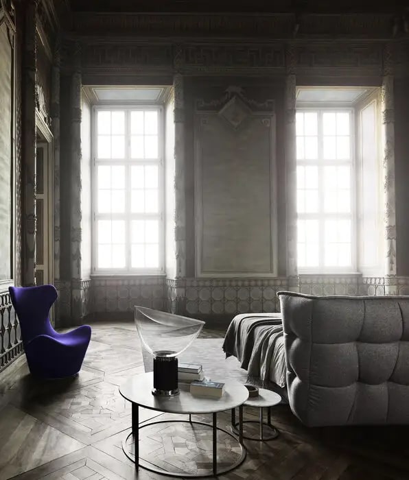 B&B Italia Кровать Husk от B&B Italia — в интерьере