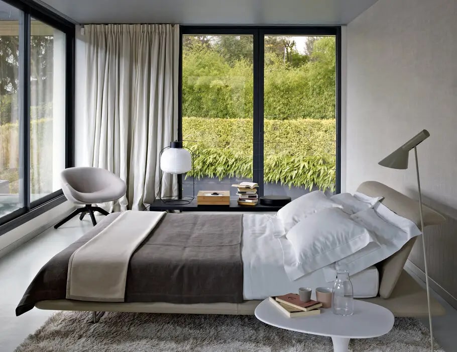 B&B Italia Кровать Siena от B&B Italia — в интерьере