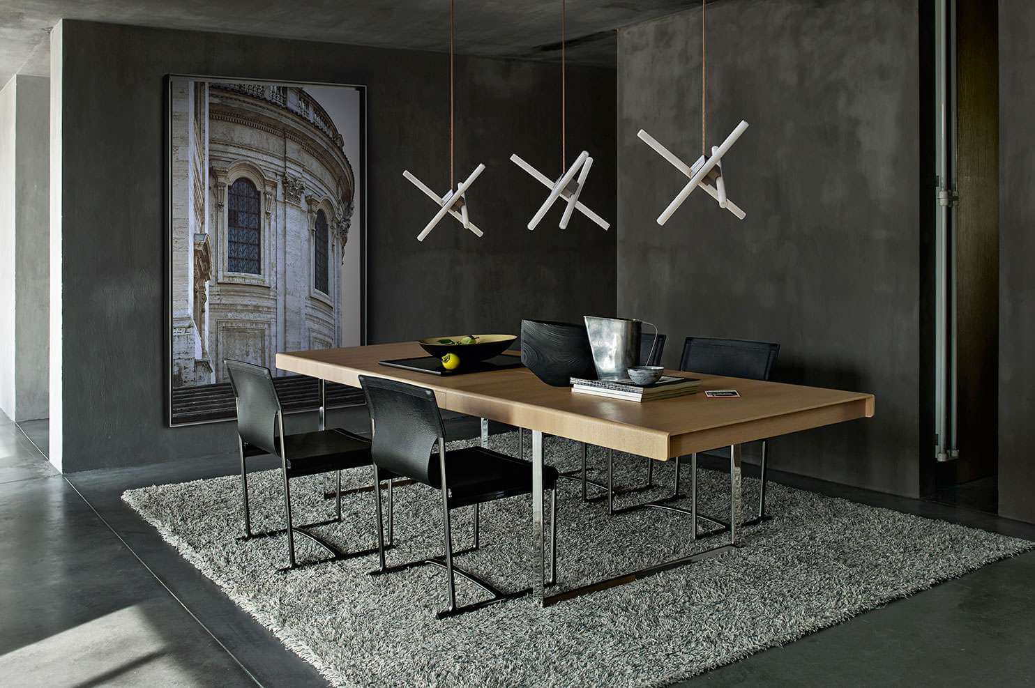B&B Italia Стол Athos '12 от B&B Italia — в интерьере