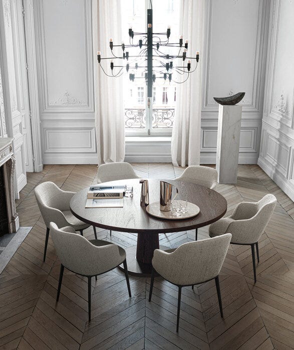 Maxalto Стол Convivio от Maxalto — в интерьере