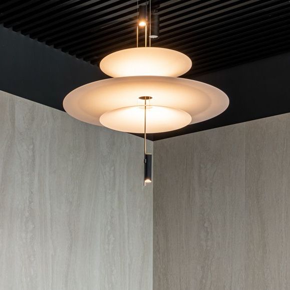 Vibia Люстра Flamingo 1530 Graphite от Vibia — в интерьере