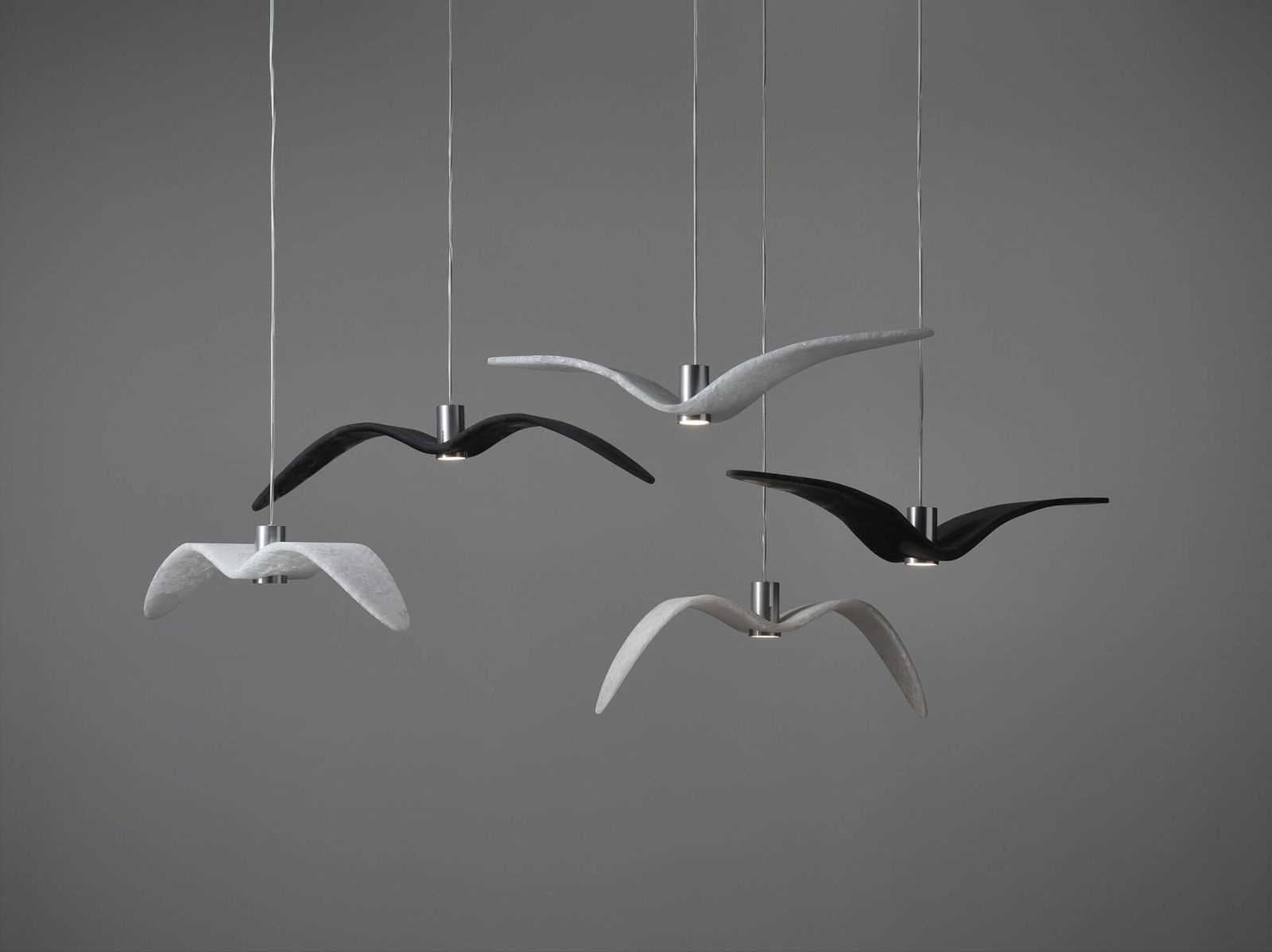 Brokis Подвесной светильник Night Birds PC963 opal - opaque - massif от Brokis — в интерьере