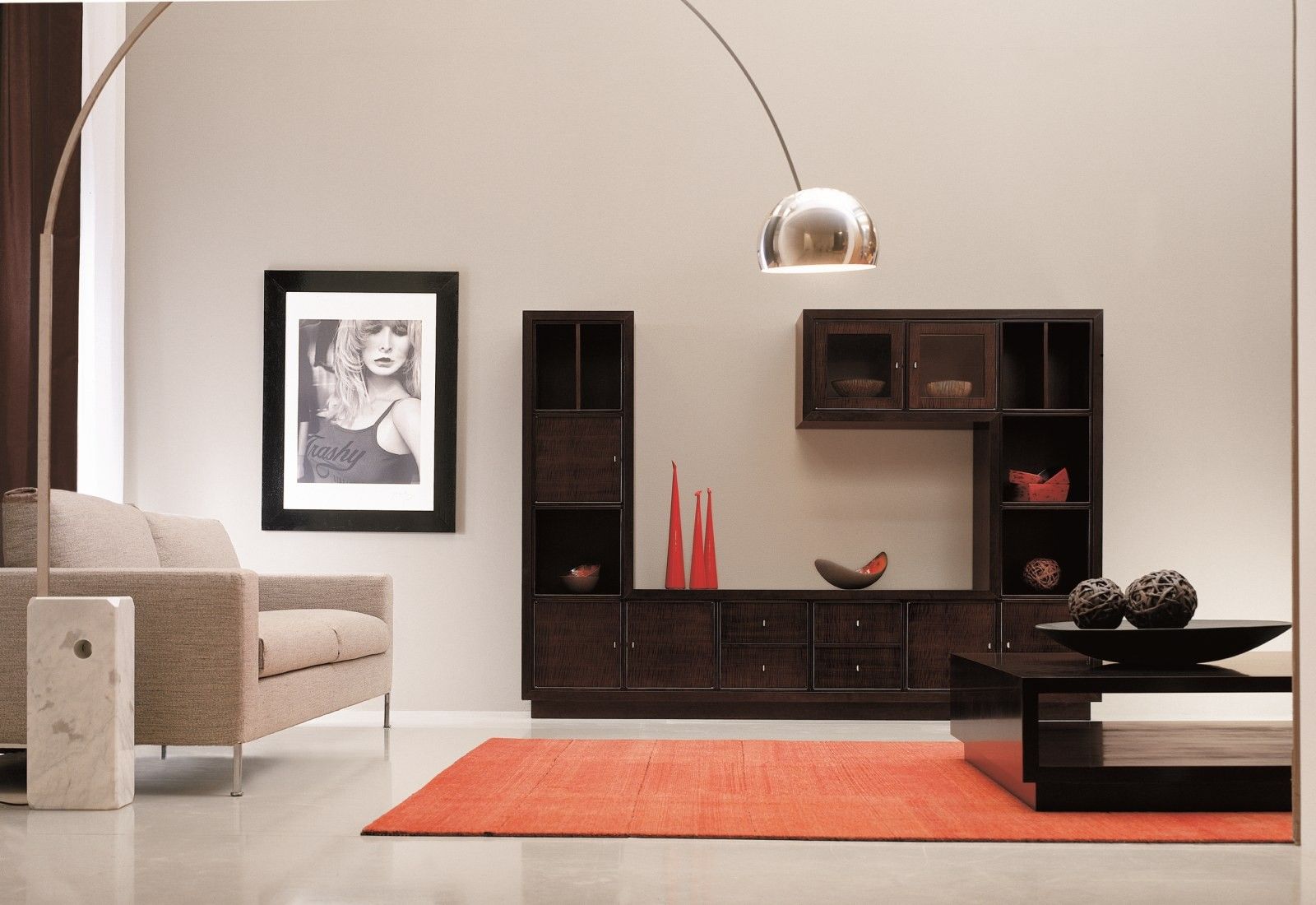 Annibale Colombo Стеллаж W 1240/P от Annibale Colombo — в интерьере