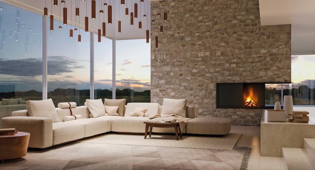 Flexform Модульный диван Lario от Flexform — в интерьере