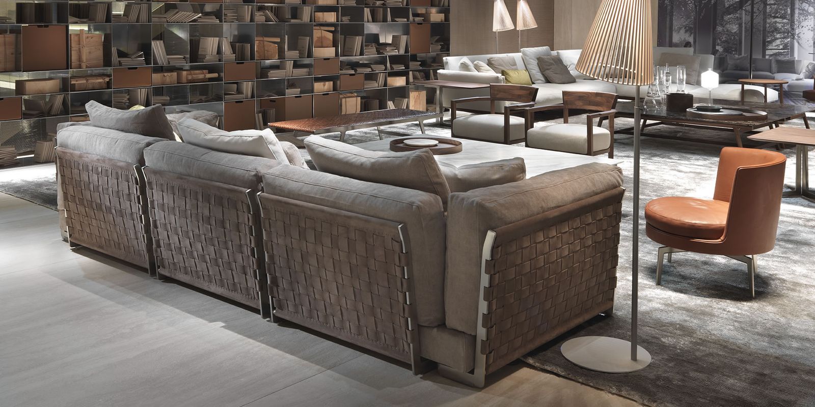 Flexform Трехместный диван Cestone от Flexform — в интерьере
