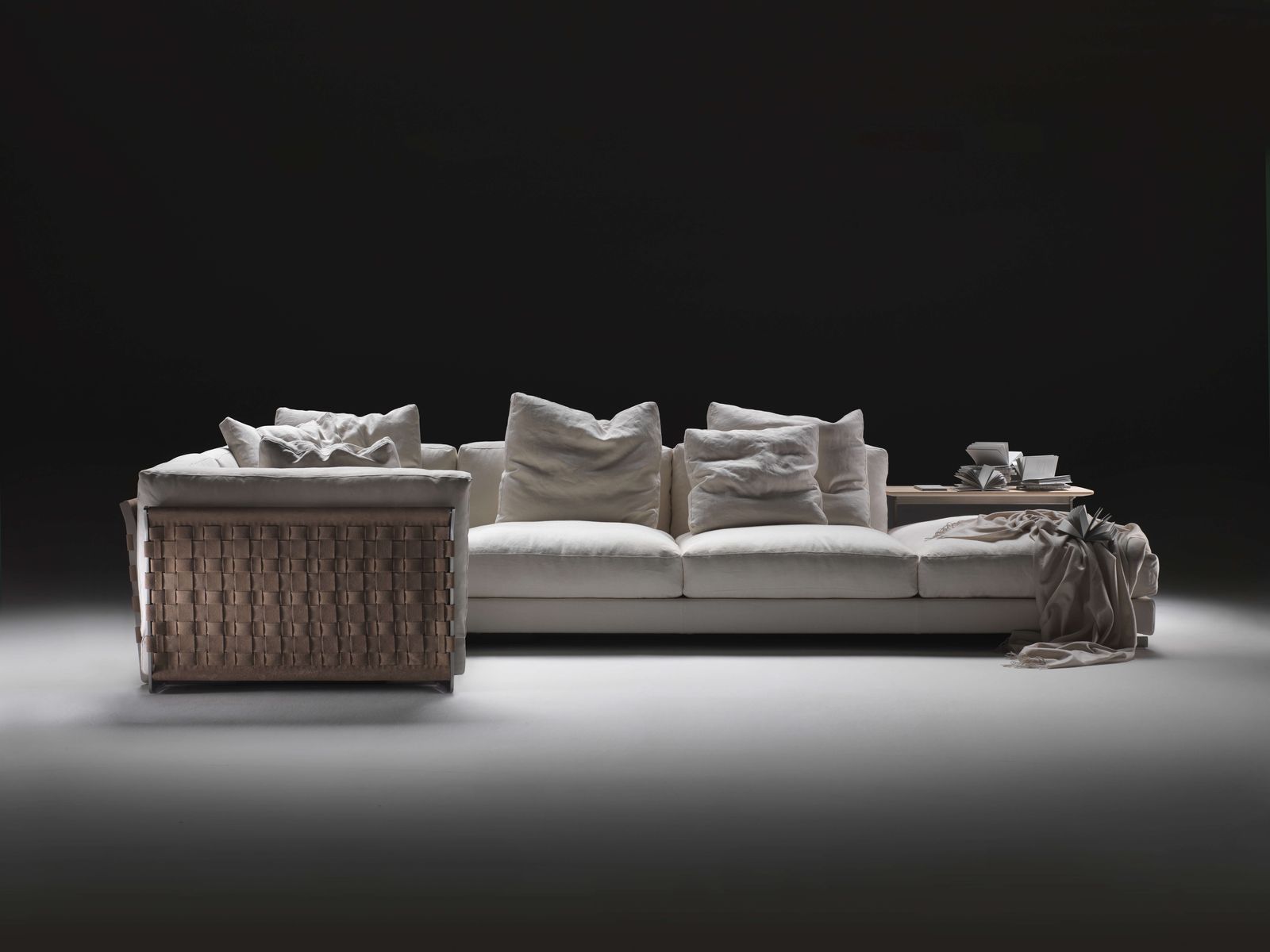Flexform Трехместный диван Cestone от Flexform — в интерьере