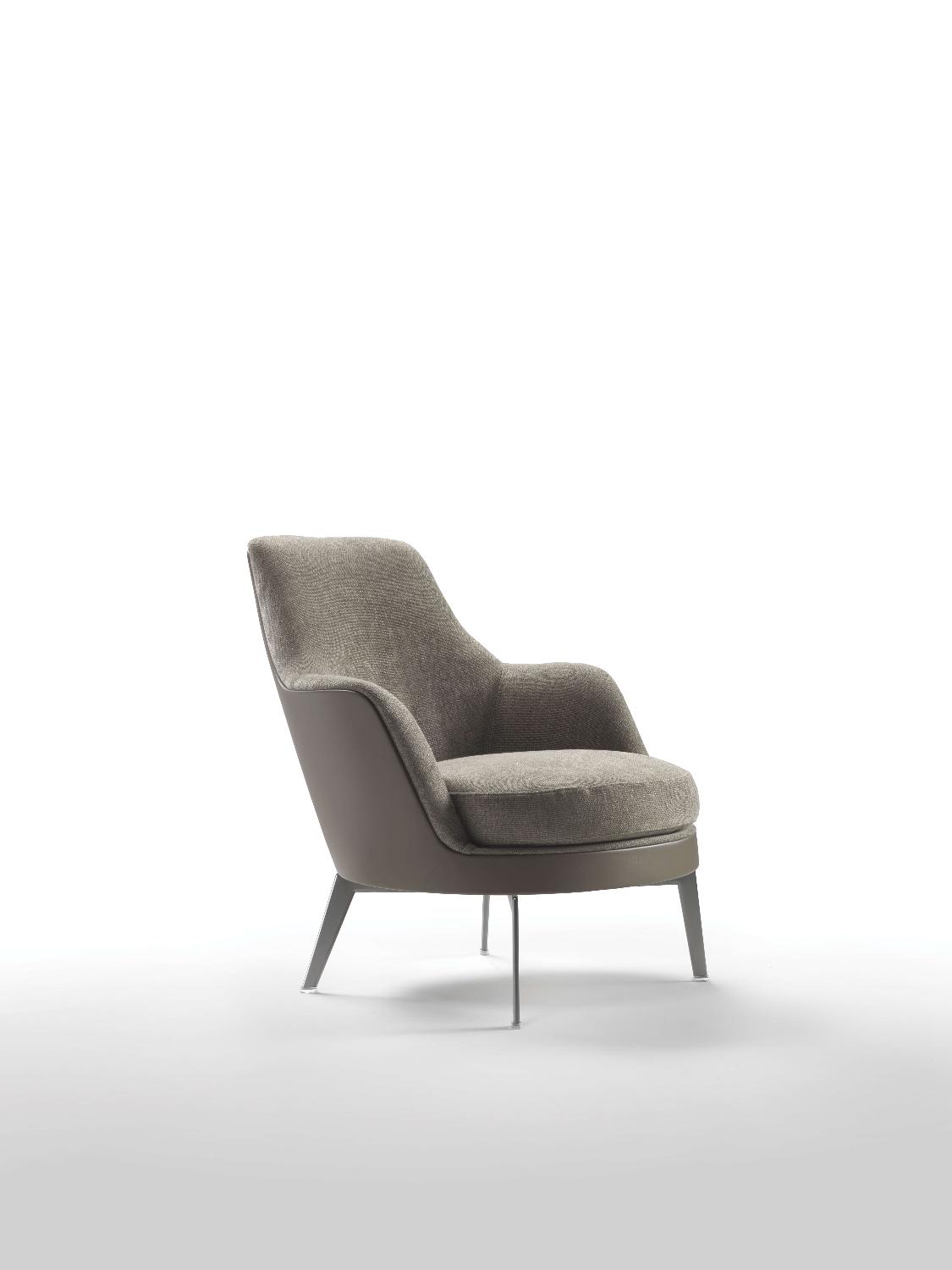 Flexform Кресло Guscio от Flexform — в интерьере