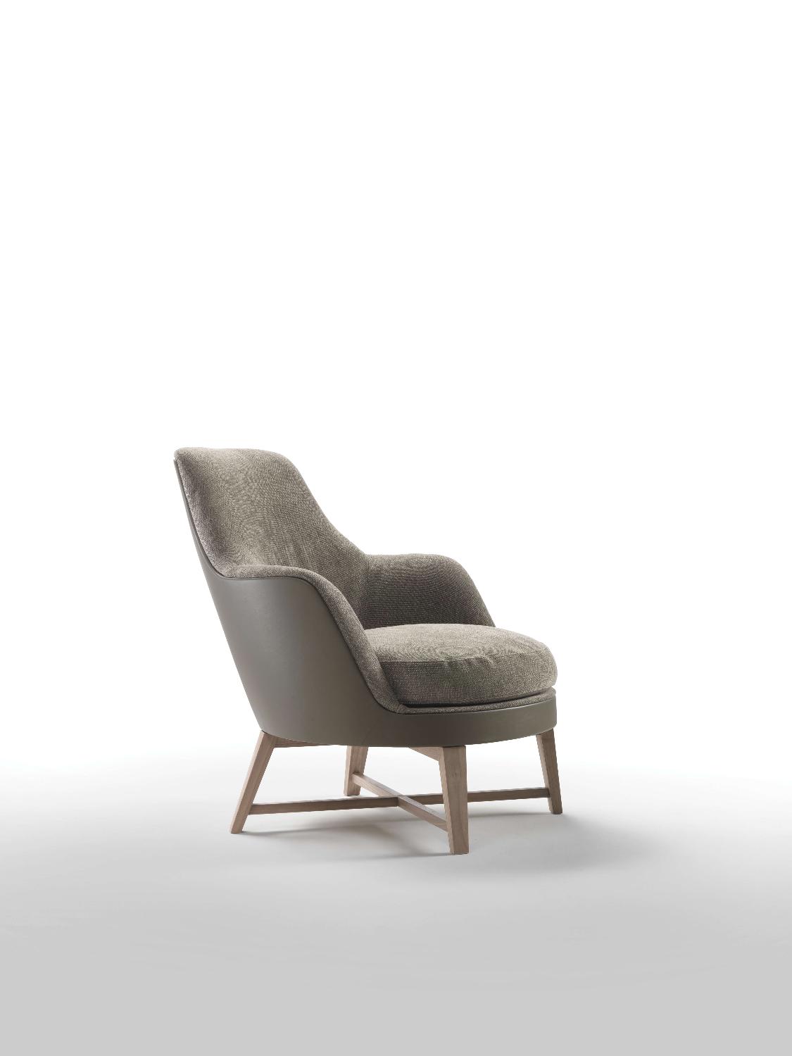 Flexform Кресло Guscio от Flexform — в интерьере