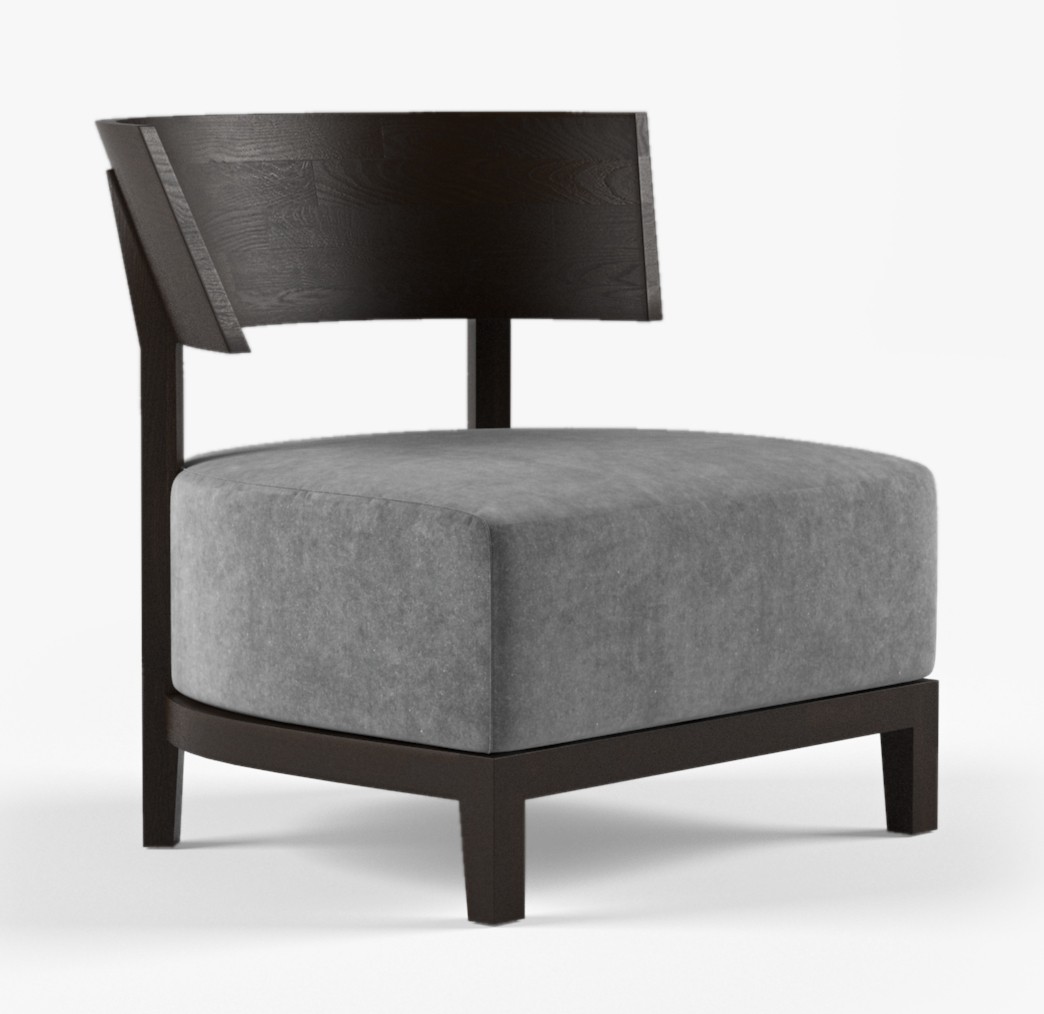 Flexform Кресло Thomas Iroko naturale от Flexform