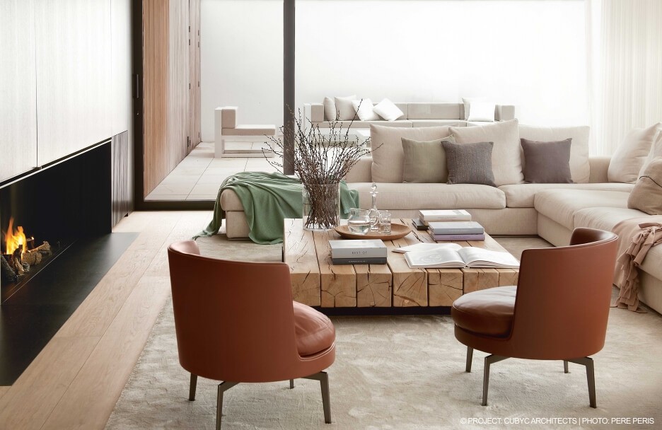 Flexform Кресло Feel Good от Flexform — в интерьере