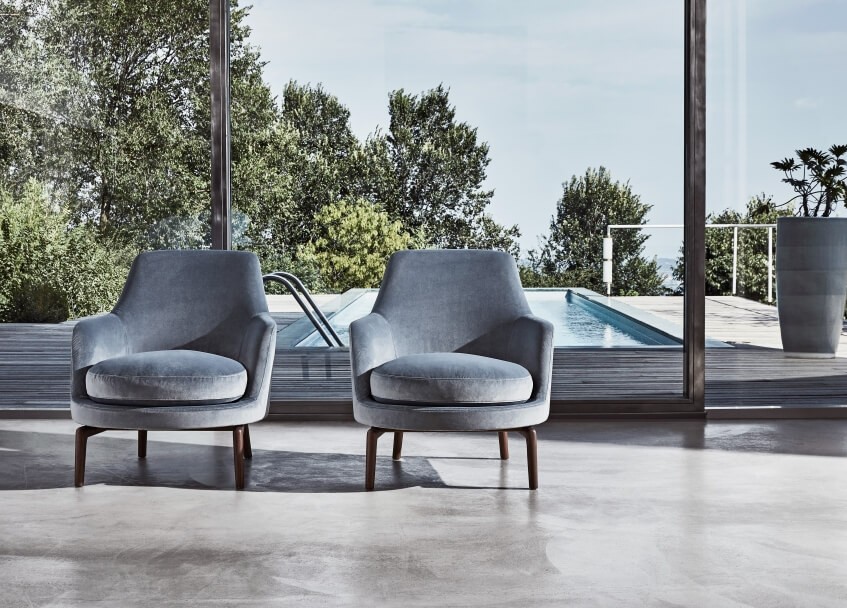 Flexform Кресло Leda от Flexform — в интерьере
