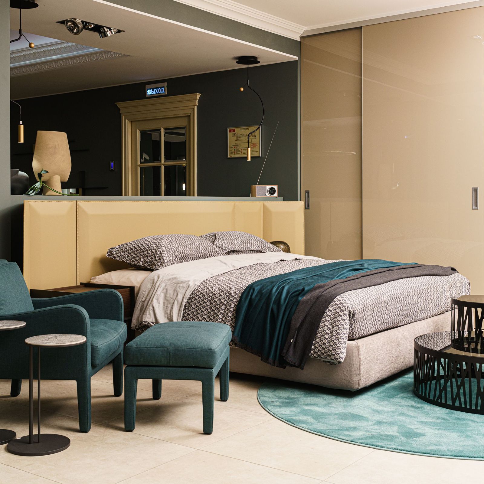 Flexform Кровать Eden от Flexform — в интерьере