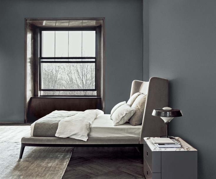 Flexform Кровать Dragonfly от Flexform — в интерьере