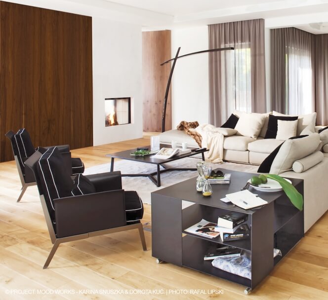 Flexform Журнальный столик Groundpiece от Flexform — в интерьере