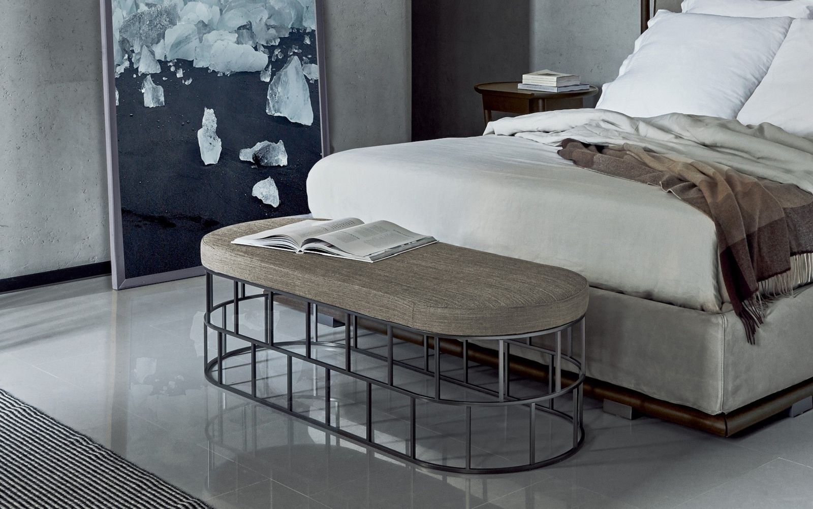 Flexform Банкетка Riviera от Flexform — в интерьере