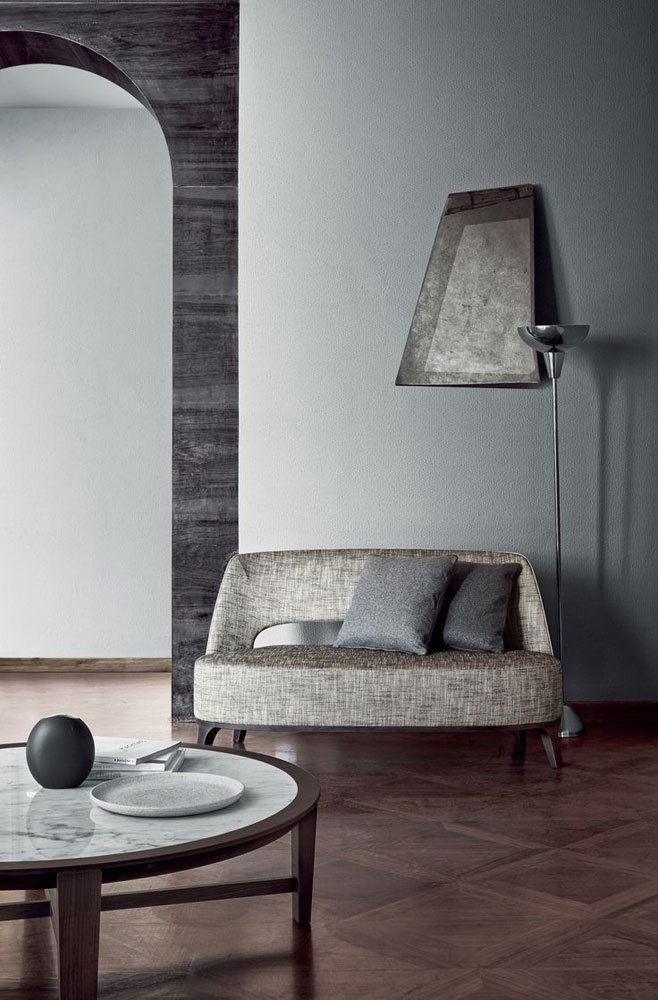 Flexform Банкетка Ermione от Flexform — в интерьере