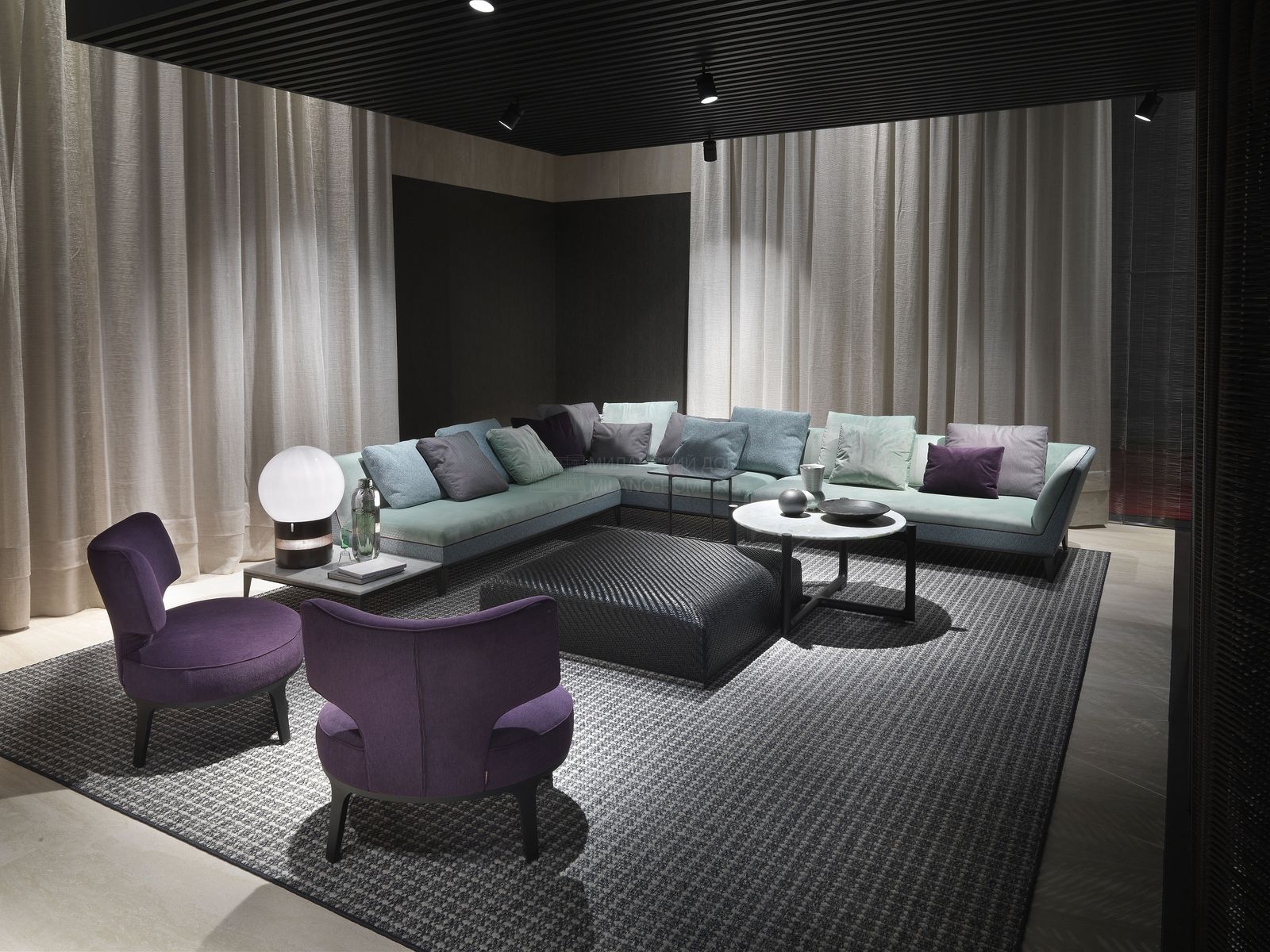 Flexform Модульный диван Mr. Wilde от Flexform — в интерьере