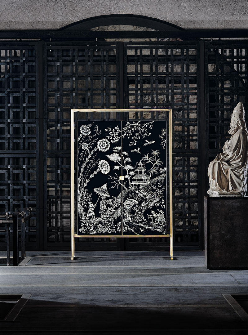 Arte Veneziana Витрина Marco Polo от Arte Veneziana — в интерьере