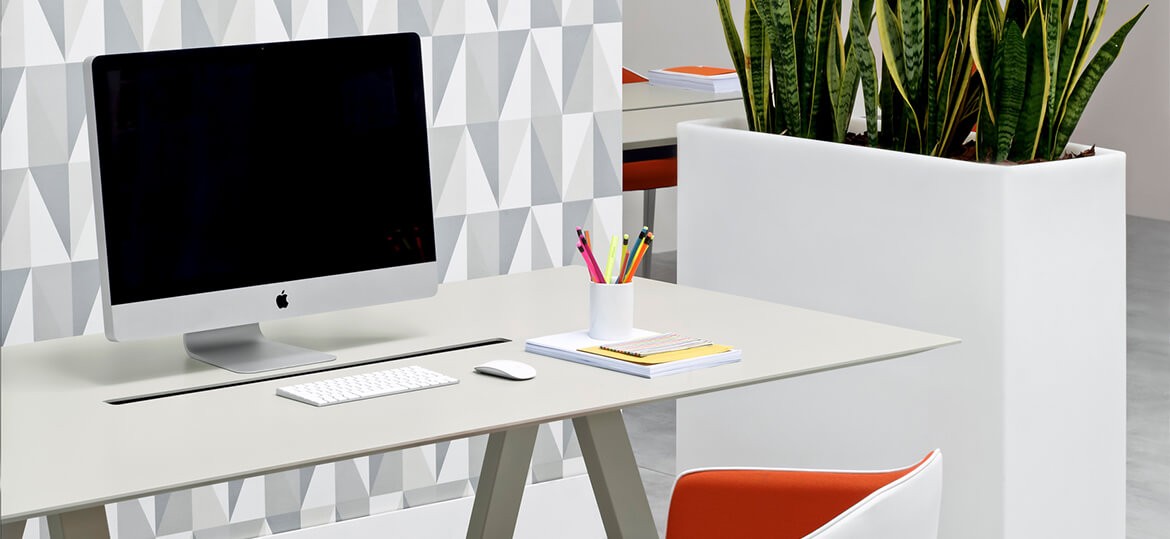 Pedrali Письменный стол Arki-Table H107 от Pedrali — в интерьере