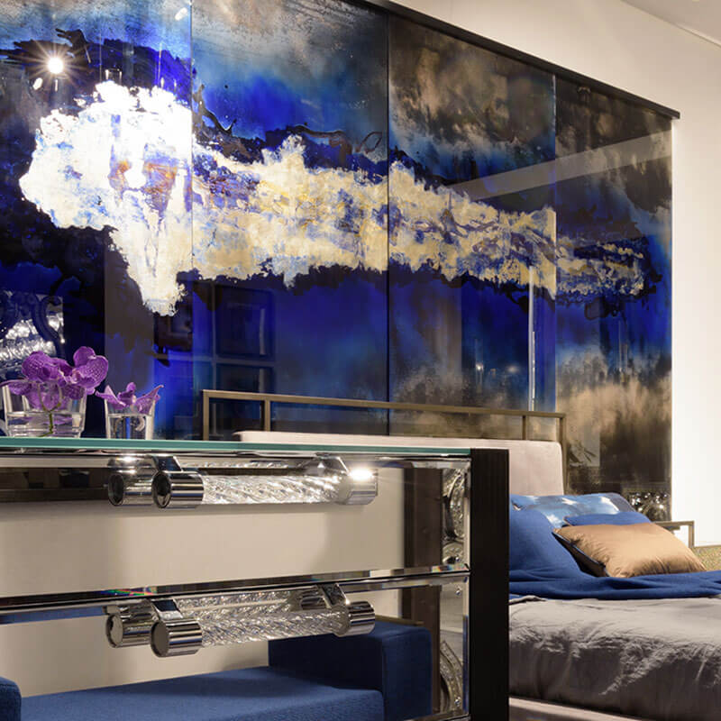 Arte Veneziana Стеновые панели Deep Blue от Arte Veneziana — в интерьере