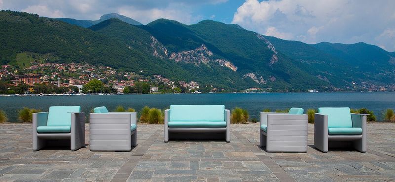 Pedrali Уличный диван Sunset 626 от Pedrali — в интерьере