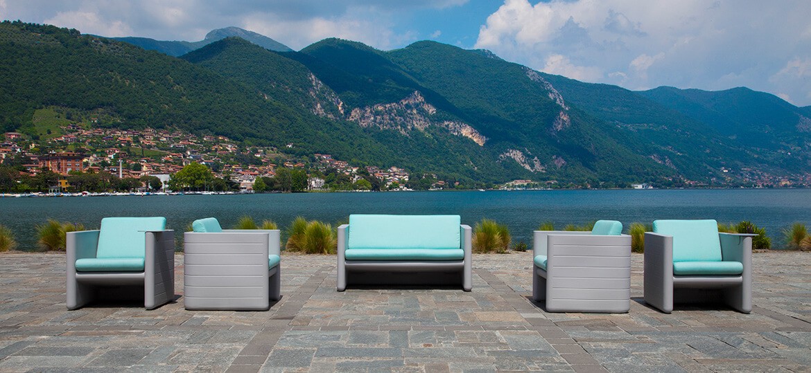 Pedrali Уличный диван Sunset 626 от Pedrali — в интерьере