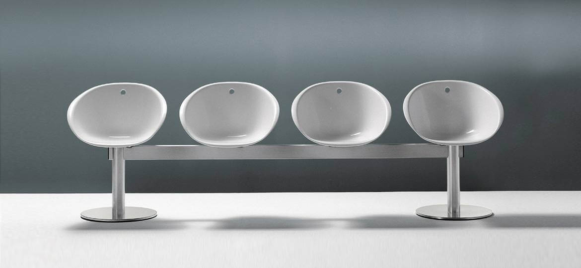 Pedrali Скамья Gliss bench 943 от Pedrali — в интерьере