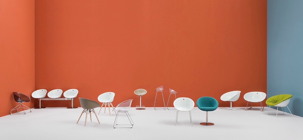 Pedrali Скамья Gliss bench 943 от Pedrali — в интерьере