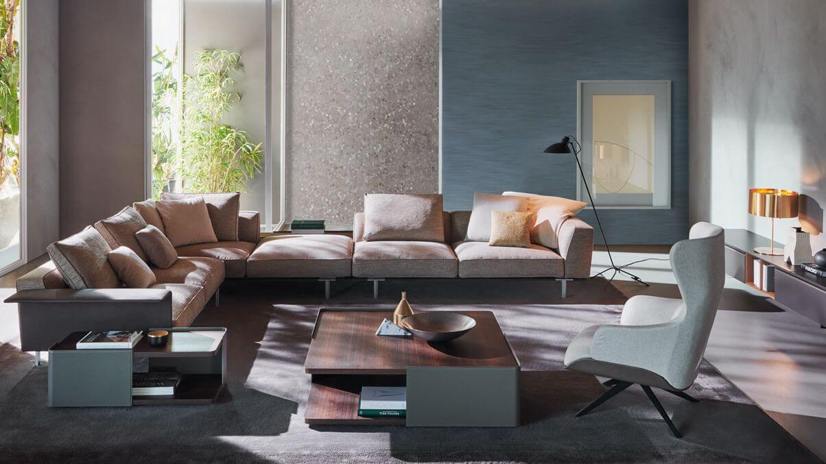 Molteni&C Диван Gregor от Molteni & C — в интерьере