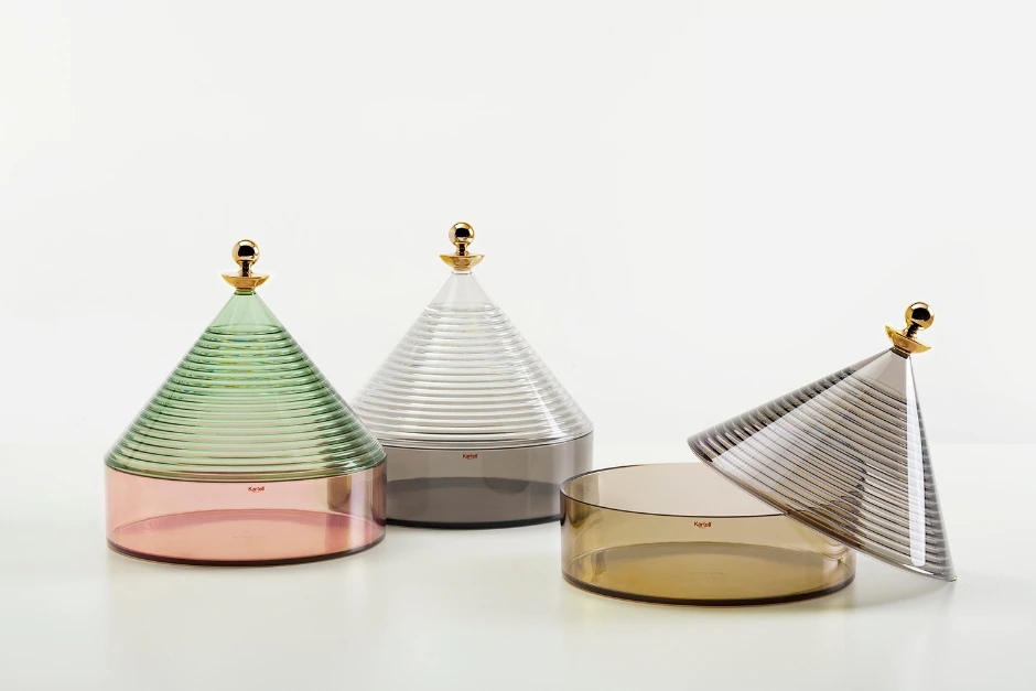 Kartell Посуда Trullo Crystal/Smoke Grey от Kartell — в интерьере