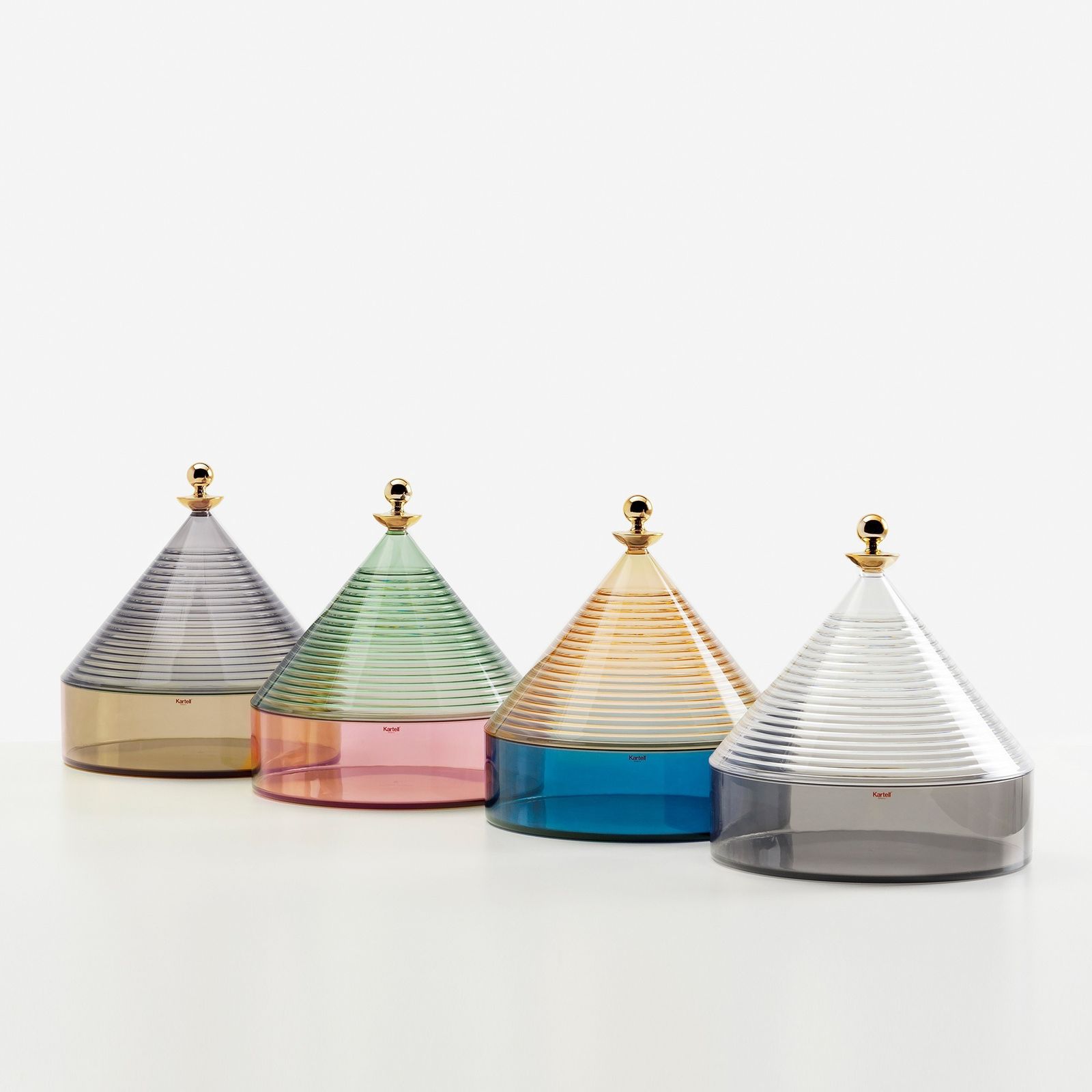 Kartell Посуда Trullo Crystal/Smoke Grey от Kartell — в интерьере