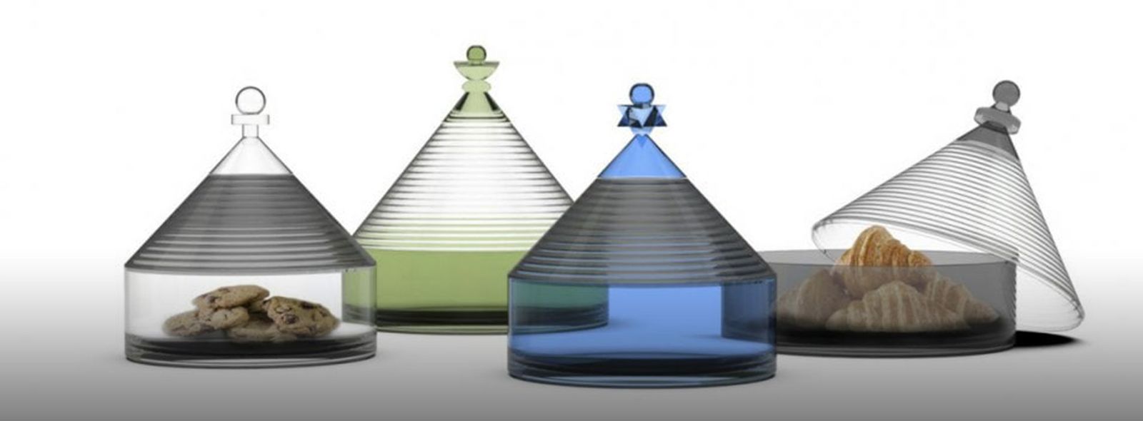Kartell Посуда Trullo Crystal/Smoke Grey от Kartell — в интерьере