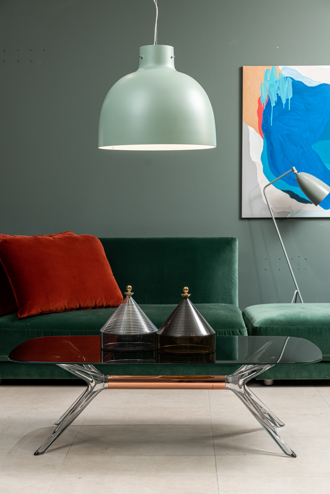 Kartell Посуда Trullo Crystal/Smoke Grey от Kartell — в интерьере