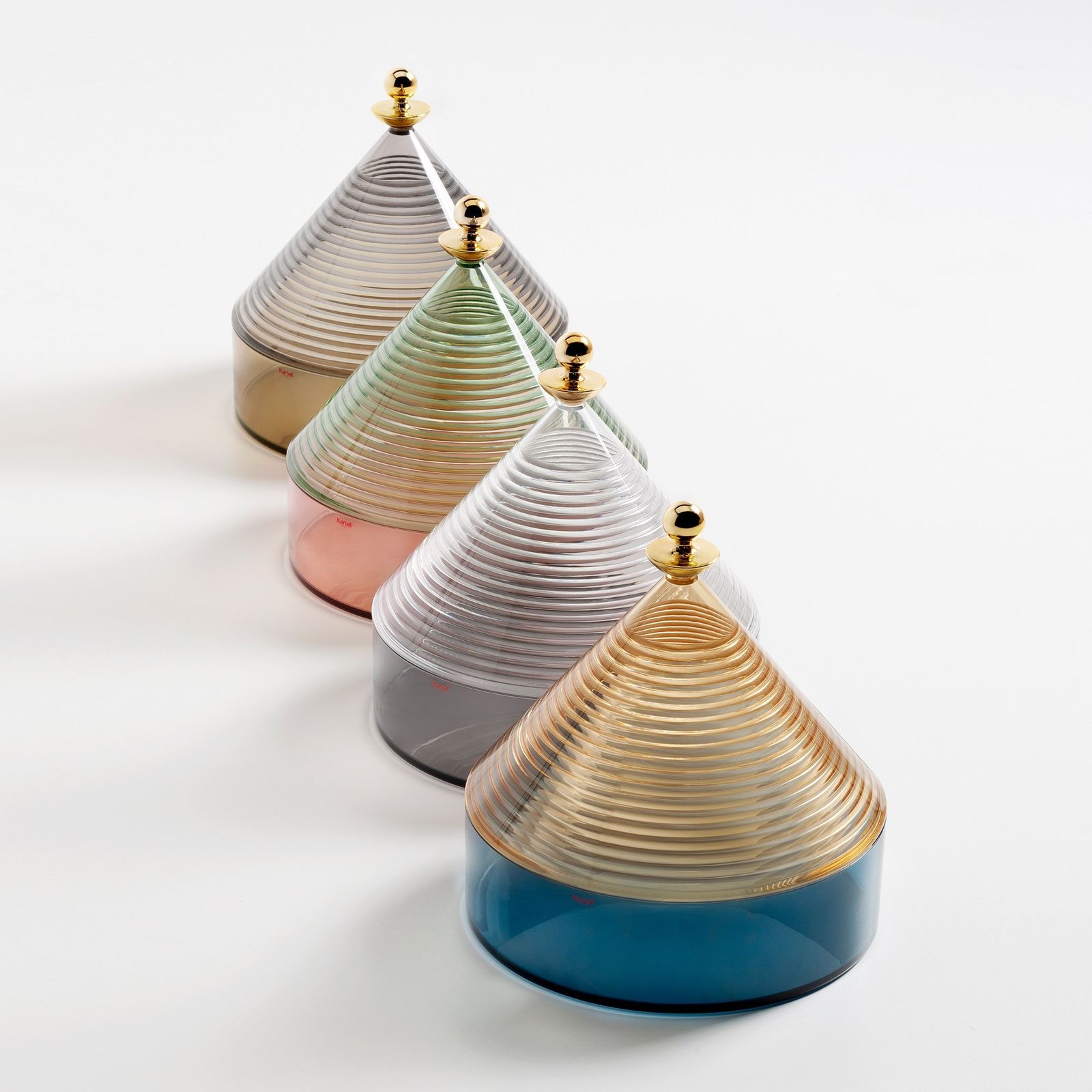 Kartell Посуда Trullo Crystal/Smoke Grey от Kartell — в интерьере