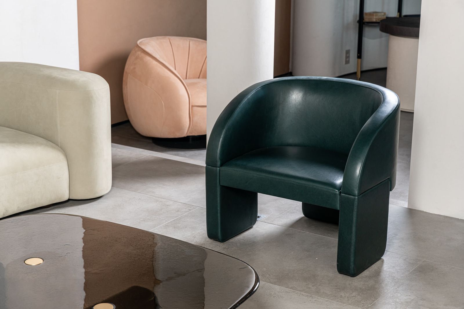 Baxter Кресло Lazy Bones green от Baxter — в интерьере