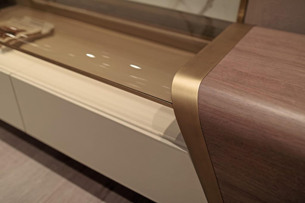 Turri Spa Мебель под ТВ Melting Light от Turri Spa — в интерьере