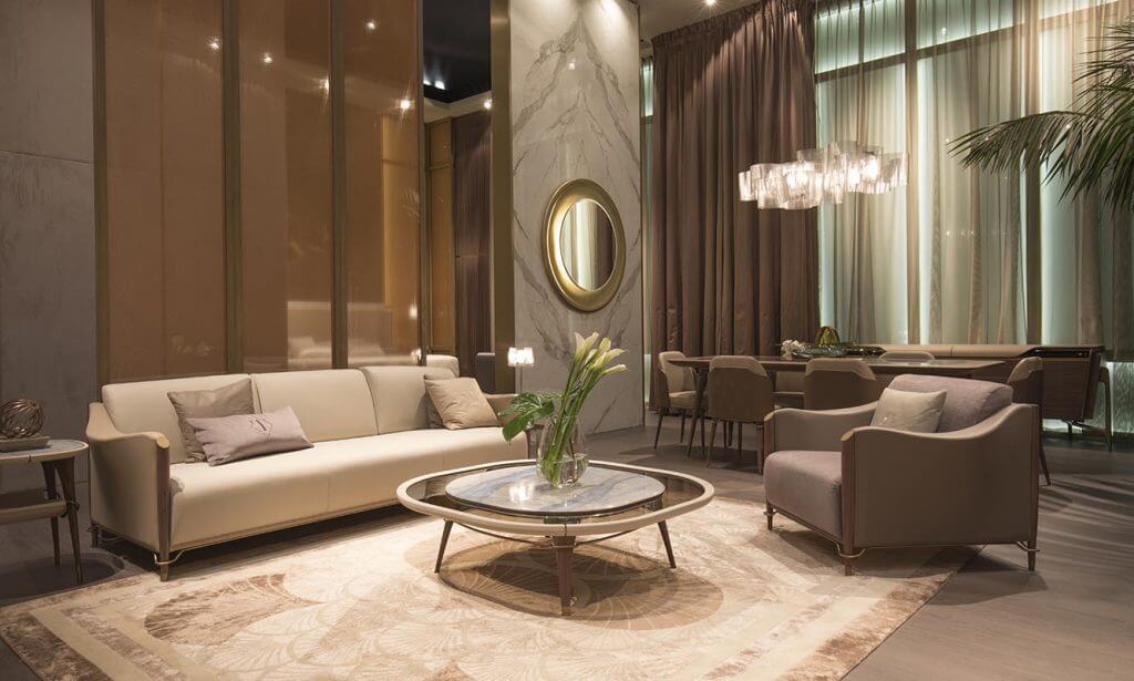 Turri Spa Журнальный столик Melting Light от Turri Spa — в интерьере