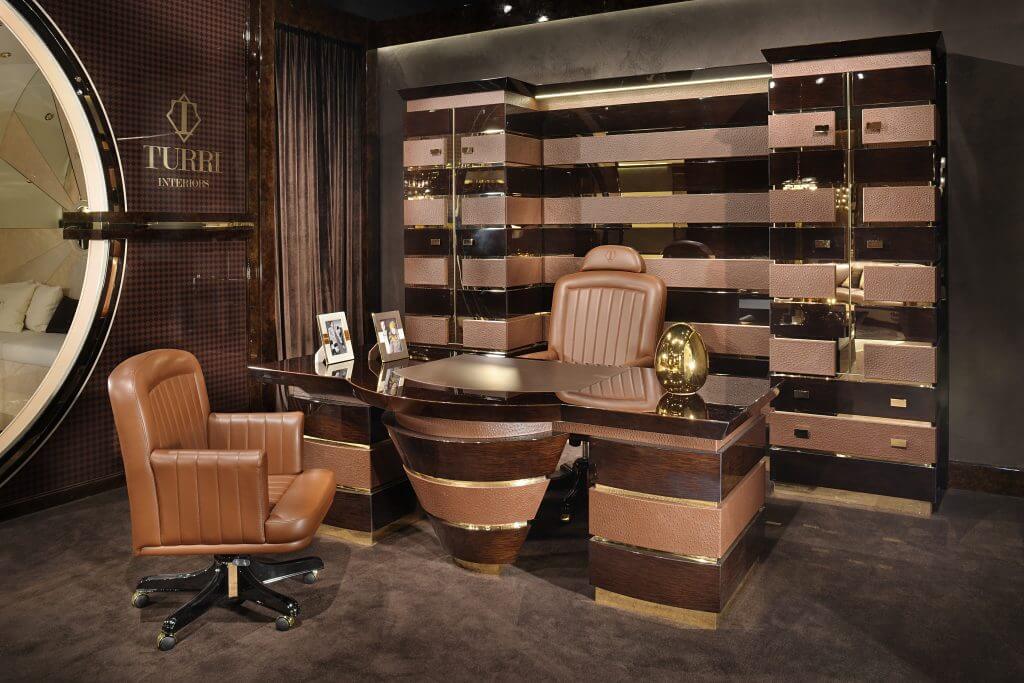 Turri Spa Письменный стол Ouverture от Turri Spa — в интерьере