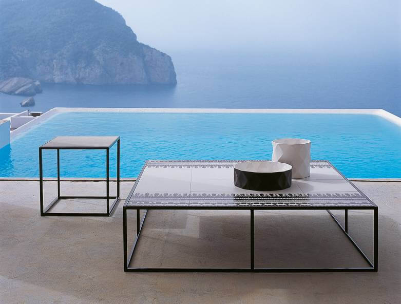 B&B Italia Журнальный столик для улицы Canasta от B&B Italia — в интерьере