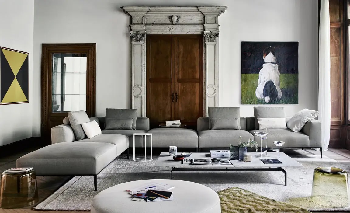 B&B Italia Журнальный столик Diesis от B&B Italia — в интерьере