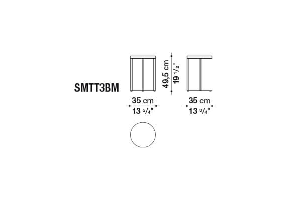 Maxalto Журнальный столик Lithos от Maxalto
