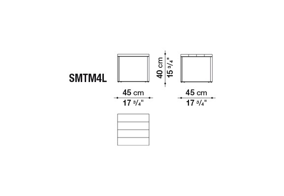 Maxalto Журнальный столик Lithos от Maxalto
