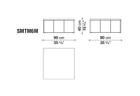 Maxalto Журнальный столик Lithos от Maxalto