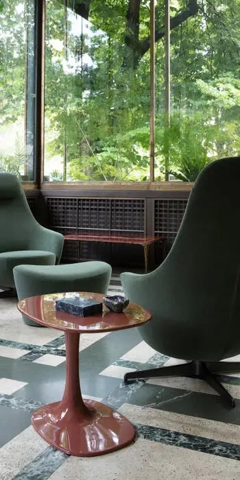 B&B Italia Журнальный столик для дома и улицы Awa от B&B Italia — в интерьере