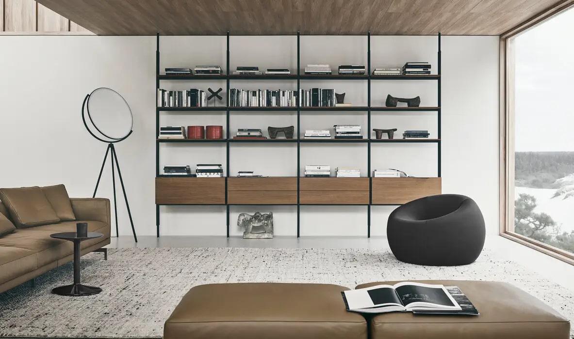 B&B Italia Стеллаж Jack от B&B Italia — в интерьере
